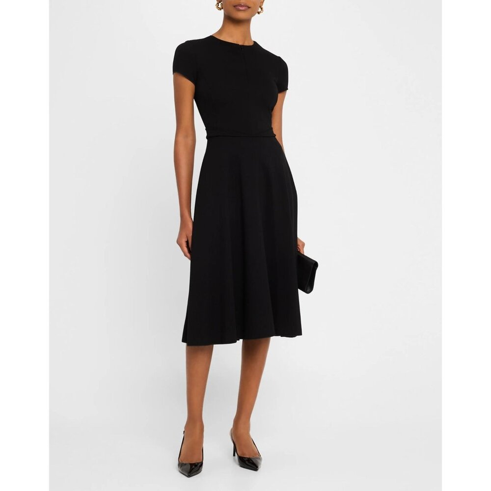 Emporio Armani Milano Jersey Midi Dress Size 12 US